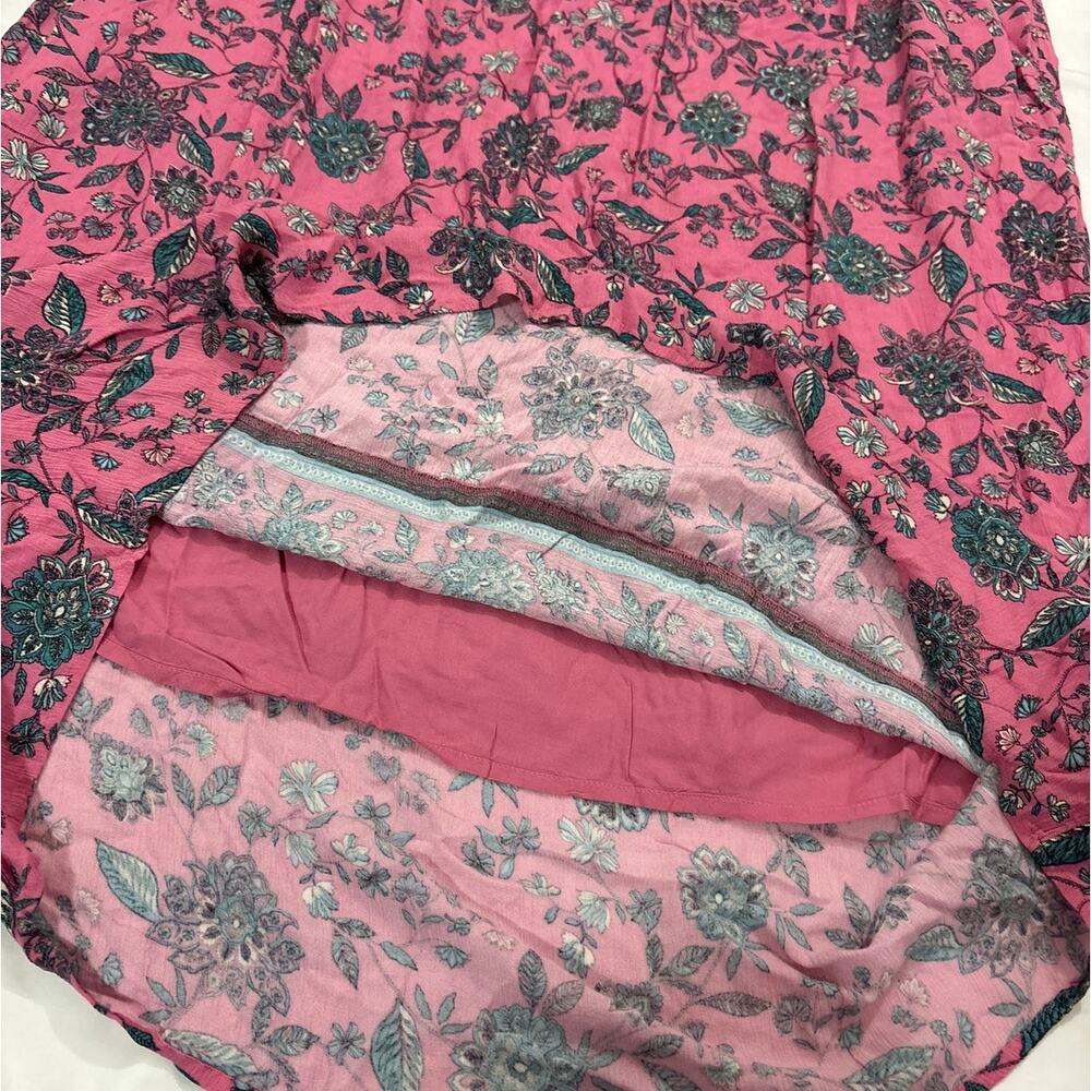 NWT J.Jill Womens XL Tall Dreamscape Border-Print Maxi Dress Floral Girly Resort - Picture 4 of 10